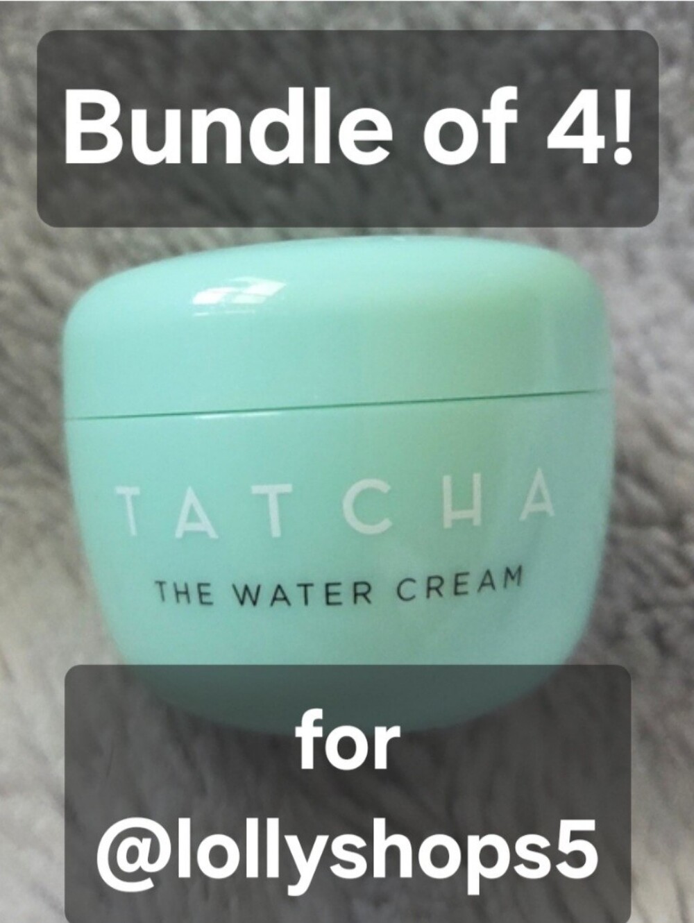 Bundle of 4 Tatcha 10ml Water Creans